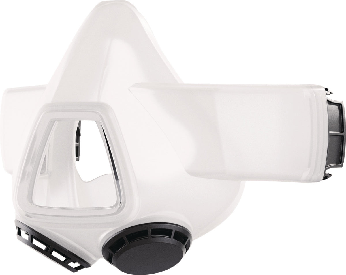 OPTREL Halbmaske tightfit 4160.550.W mit Ausatemventil – Silikon, klein, EN 12942