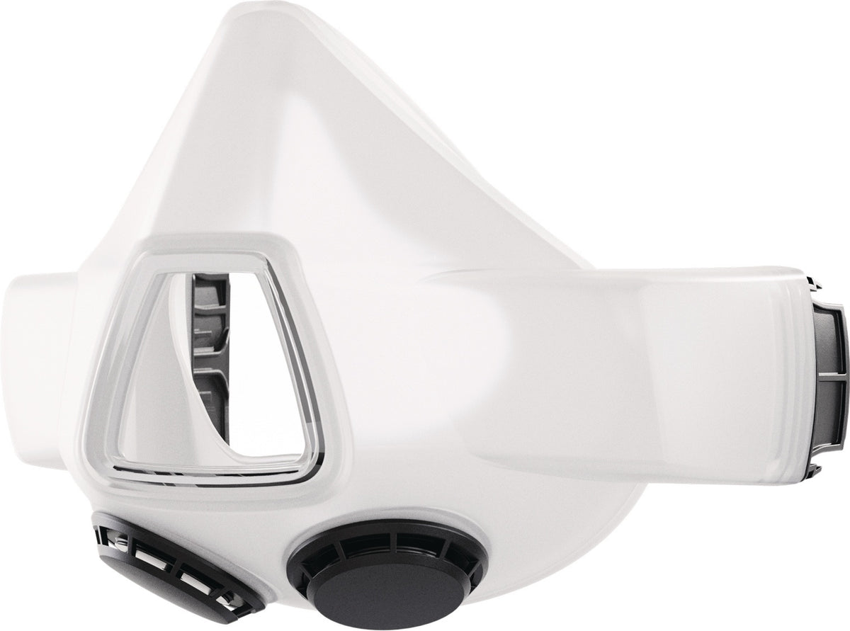 OPTREL Halbmaske tightfit 4160.550.W mit Ausatemventil – Silikon, klein, EN 12942
