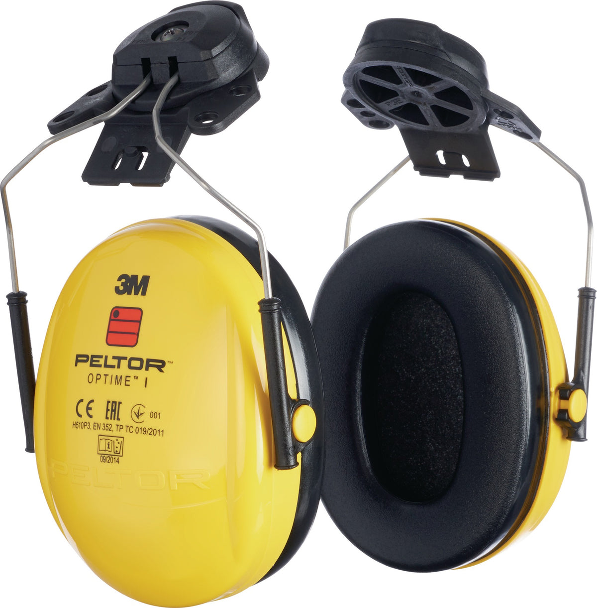 3M PELTOR OPTIME I Kapselgehörschutz für Helm mit 30 mm Schlitz, SNR 26 dB, EN 352-3