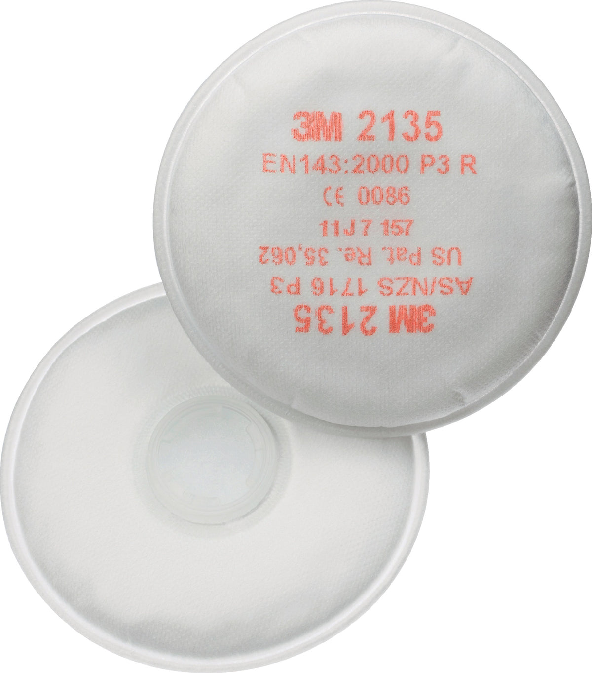 3M Rundpartikelfilter 2138 P3R EN 143:2000 für Atemschutzmasken 4000370675, -680, -690, -691