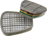 3M Kombinationsfilter 6057 A1 B1 E1 EN143:2000 für Serie 6200, 6800, 7502 – 8 Stück