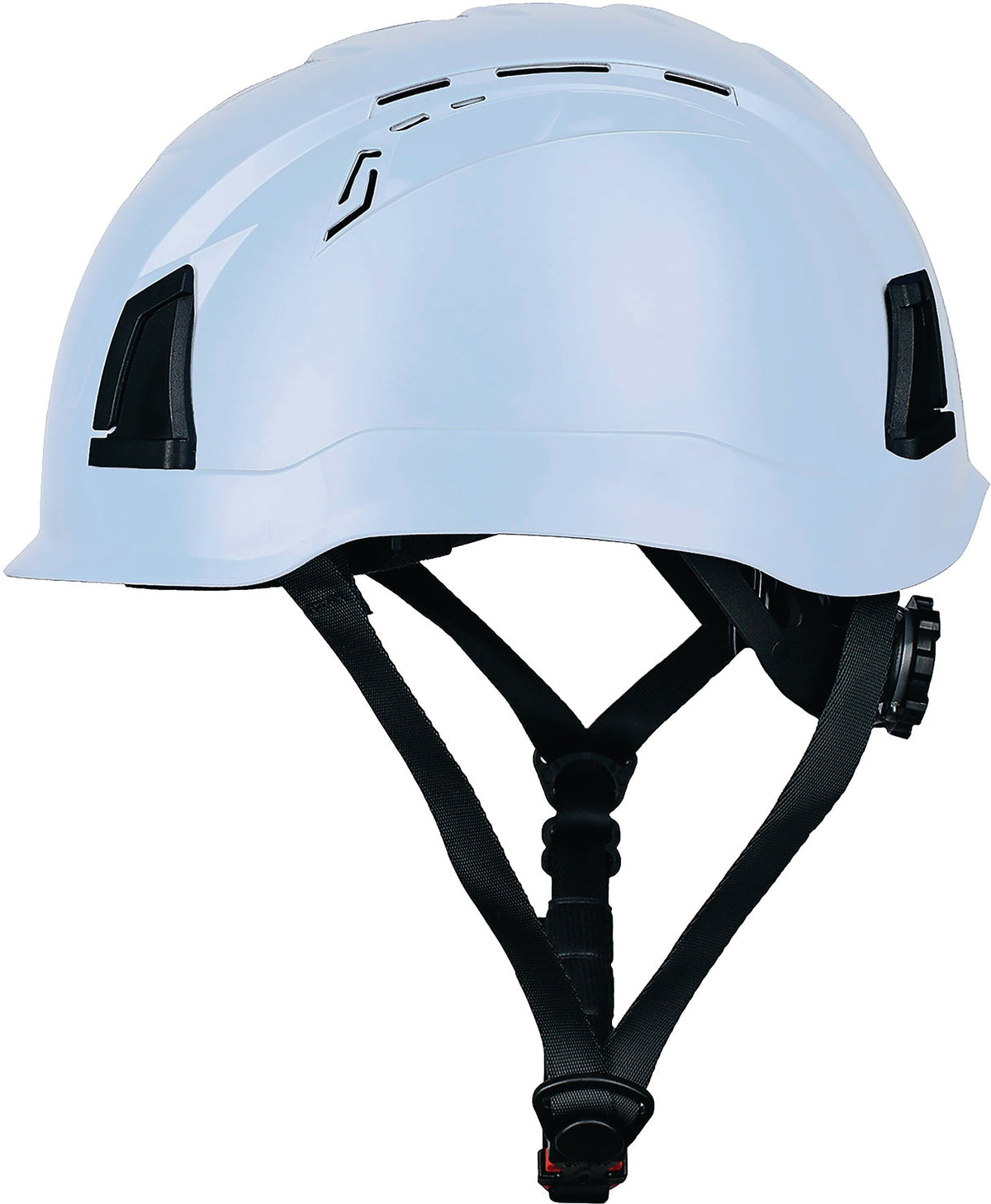 PROMAT Schutzhelm D!-Rock ABS EN 397 – Leichter Arbeitshelm mit Belüftung, weiß