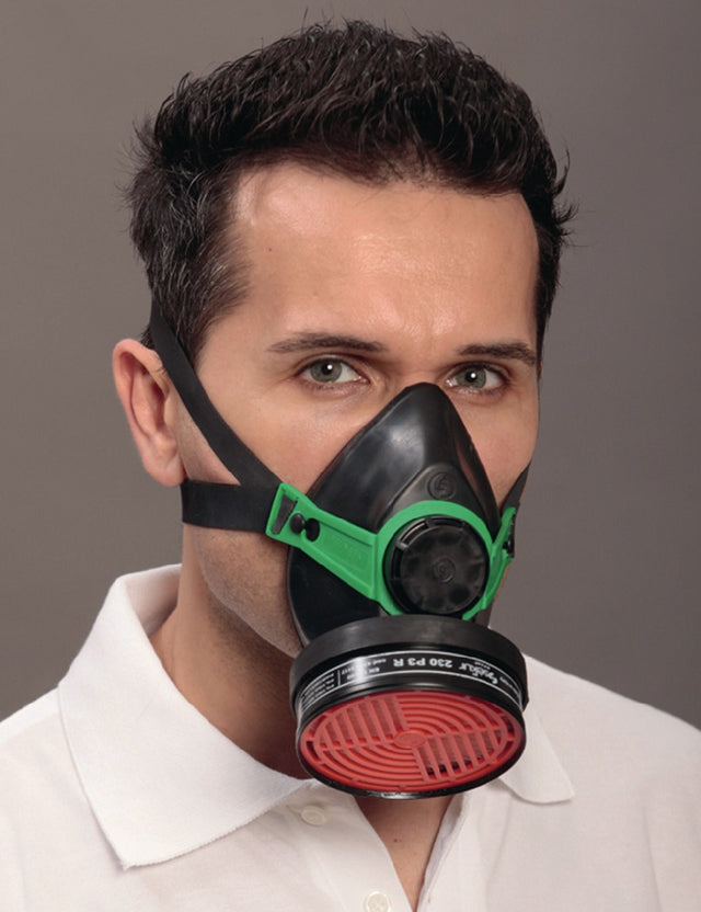 EKASTU Atemschutzhalbmaske Polimask 230 EN 140 – Universalgröße, ohne Filter