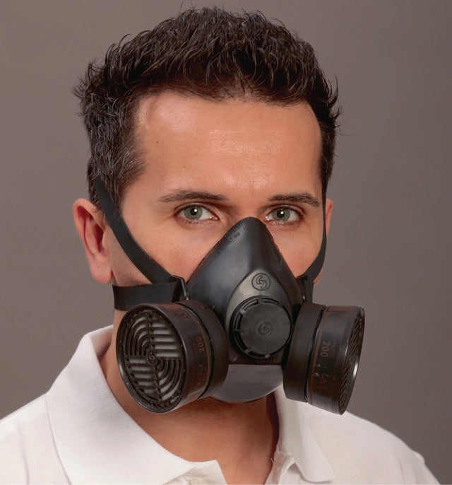 EKASTU Atemschutzhalbmaske Polimask 100/2 EN 140 ohne Filter Universalgröße