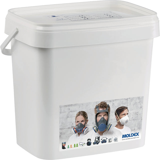MOLDEX Aufbewahrungsbox 999501 weiß für Vollmasken – Sicherheitsaufbewahrungsbox
