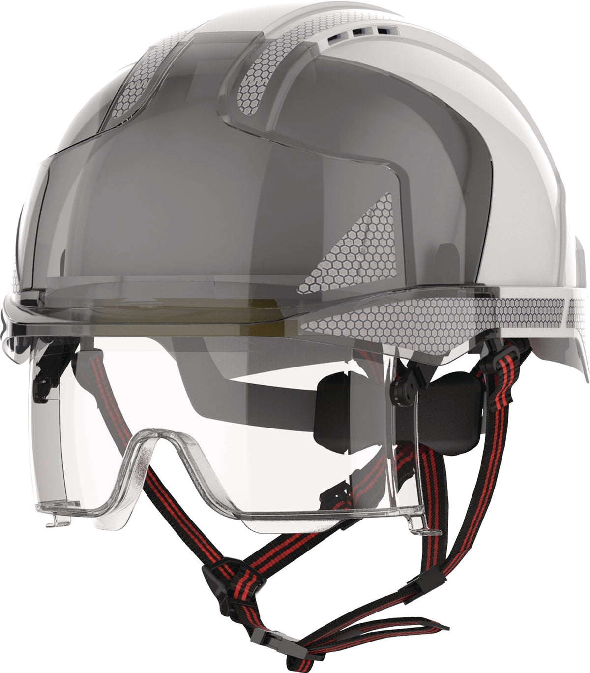 JSP EVO® VISTAlens® Dualswitch™ Industriekletterhelm ABS EN 397 EN 12492 belüftet