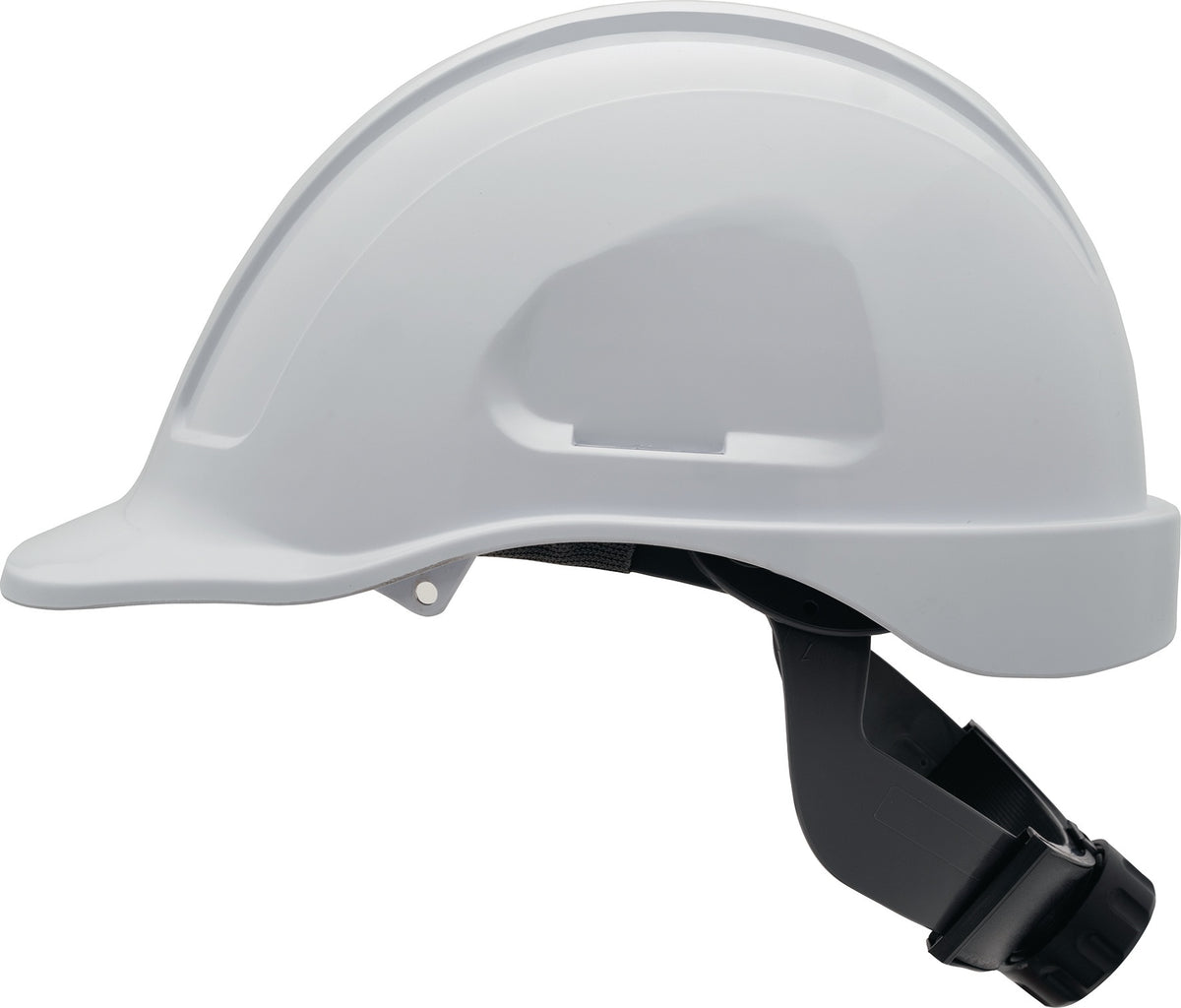 HONEYWELL Schutzhelm HSB ABS weiß EN 397 EN 50365 – Elektrischer Schutzhelm mit 6-Punkt-Ratschenaufhängung