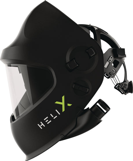 OPTREL Schweißerschutzhelm Helix Pure Air Quattro schwarz 50x100 mm – Frischluft Slide Up mit ShadeTronic®
