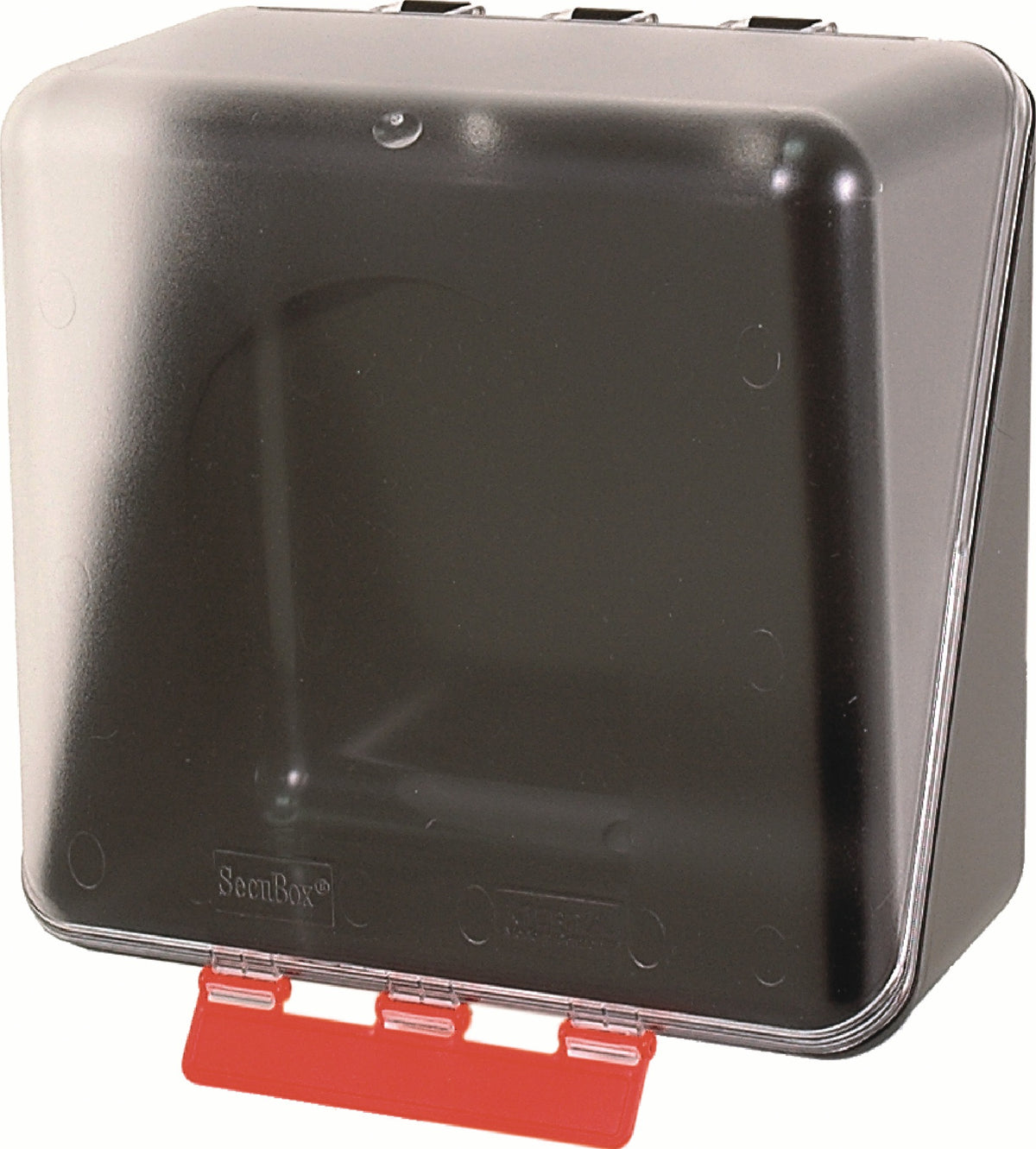 GEBRA SecuBox-Midi Sicherheitsaufbewahrungsbox transparent, 236 x 225 x 125 mm, ABS-Kunststoff