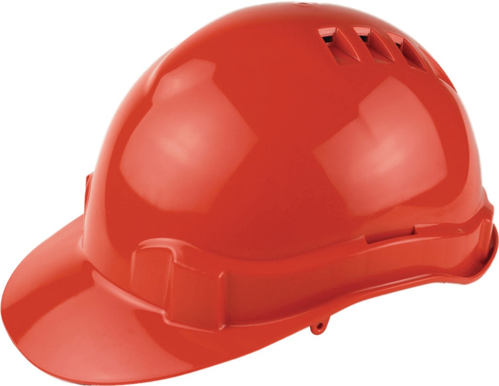 PRO FIT Schutzhelm ProCap weiß PE EN 397 mit 6-Punkt-Bebänderung & Push-Lock