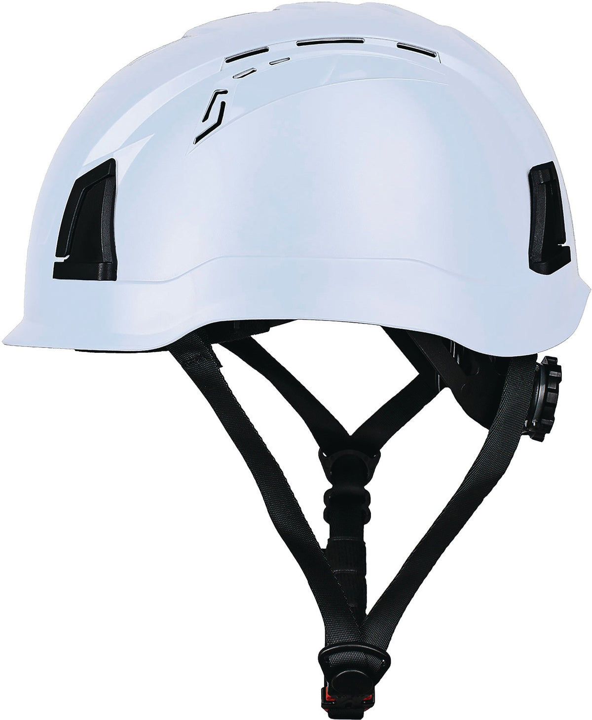 PRO FIT Schutzhelm D`Rock ABS EN 397 – Leichter Arbeitsschutzhelm mit Ratschensystem, schwarz