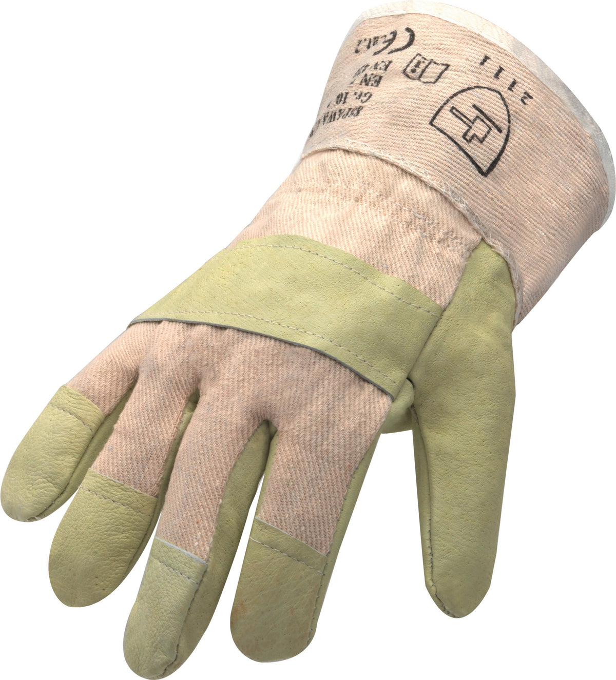 ASATEX Handschuhe Top Gr.10,5 gelb Schweinsvollleder EN 388 PSA II