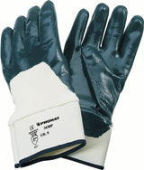 PROMAT Handschuhe Neckar Gr. 9 blau Nitrilteilbeschichtung EN 388 PSA II – 12 Paar