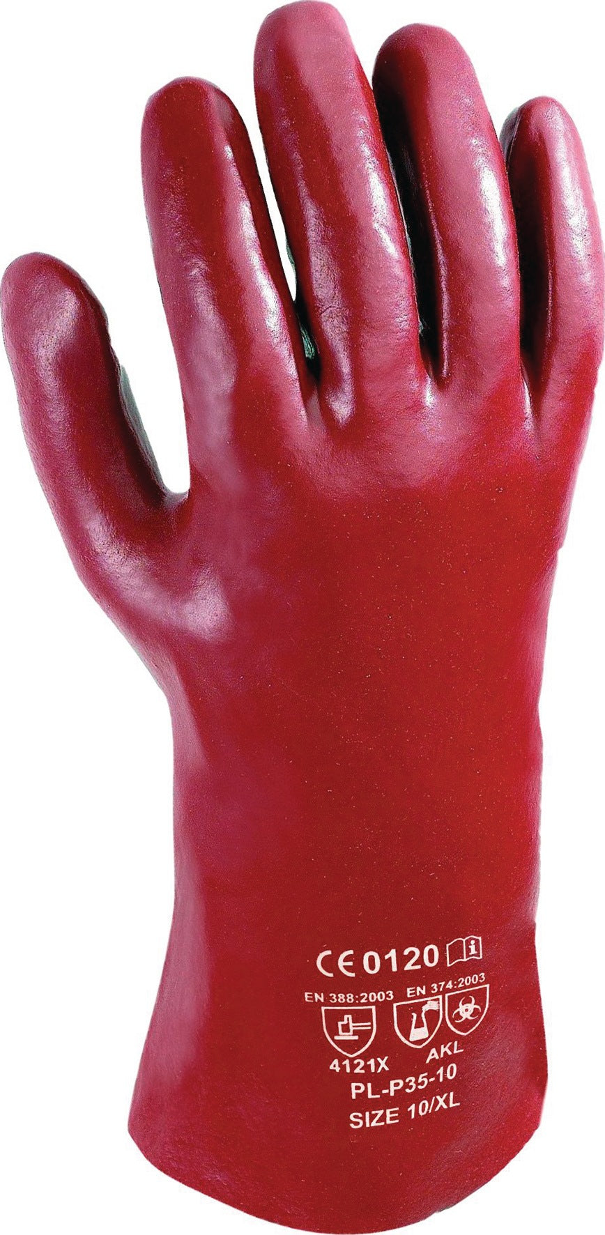 ASATEX Chemiehandschuh Pirat Gr.10 rotbraun EN 388, EN 374 PSA III