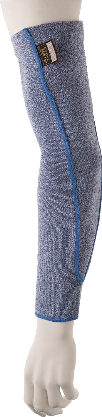 NITRAS SAFETY Armschützer Taeki 450 mm blau – Schnittschutz Level E, EN 388 & EN 407