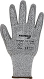 ASATEX Schnittschutzhandschuhe Gr.7 grau/grau EN 388 PSA II HDPE mit PU – 10 Paar