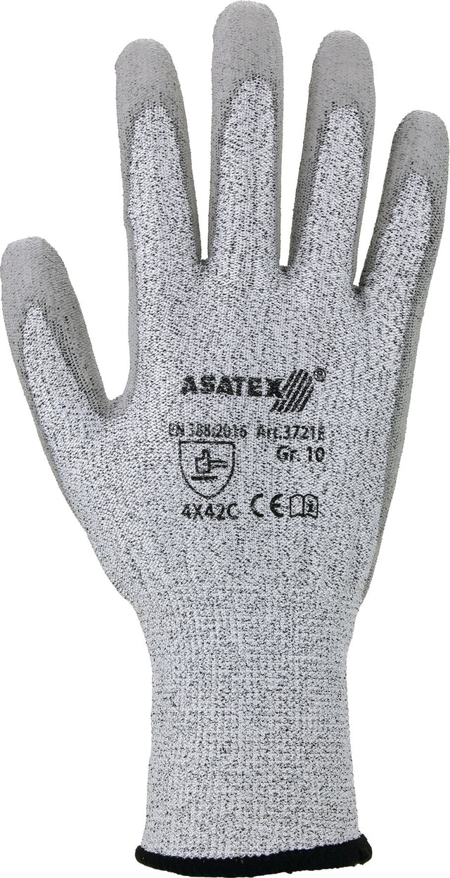 ASATEX Schnittschutzhandschuhe Gr.9 grau/grau EN 388 PSA II – 10 Paar