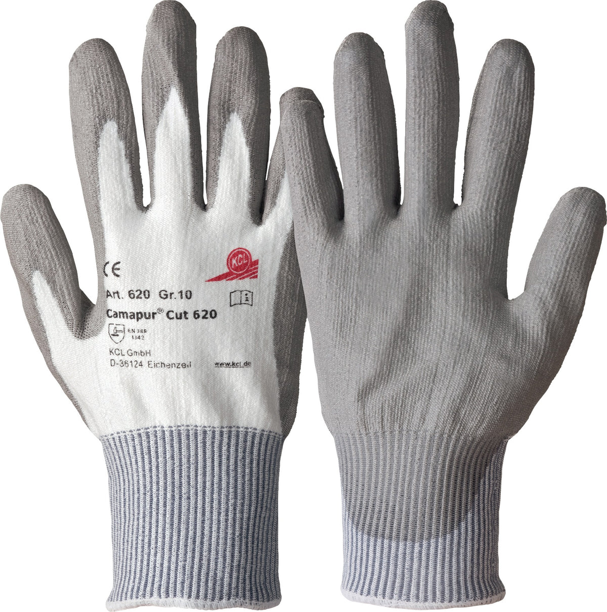 HONEYWELL Camapur Cut 620+ Schnittschutzhandschuhe Gr.7 weiß/grau EN 388 PSA II 10 Paar