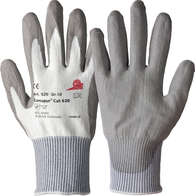 HONEYWELL Camapur Cut 620+ Schnittschutzhandschuhe Gr.7 weiß/grau EN 388 PSA II 10 Paar
