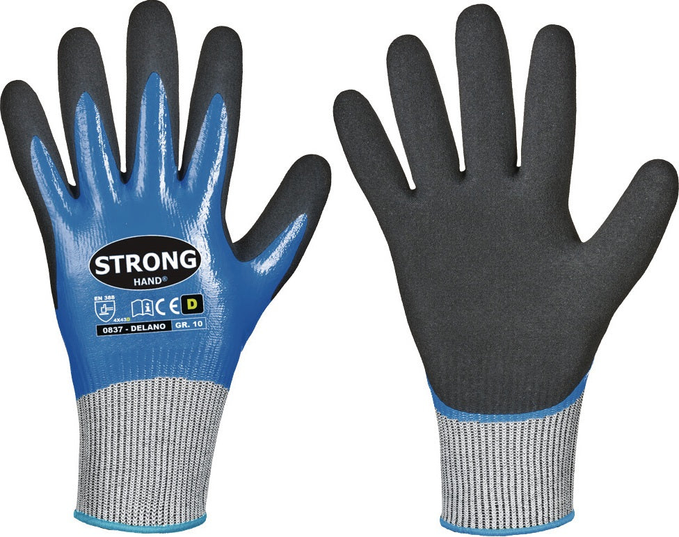 STRONGHAND Schnittschutzhandschuhe Delano Gr.8 – EN 388, PSA II