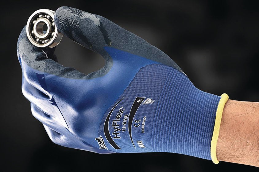 Ansell HyFlex® 11-925 Handschuhe Gr. 8 blau – Nitrilbeschichtung, ölabweisend, EN 388