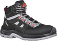 U.POWER Sicherheitsstiefel Cross S3S FO SR – Metallfreier Schutz, Glattleder, Weite 11