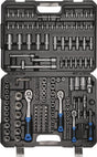 SW-Stahl Steckschlüssel-Satz 184-teilig 1/4 + 3/8 + 1/2 Zoll SW 4-32 mm
