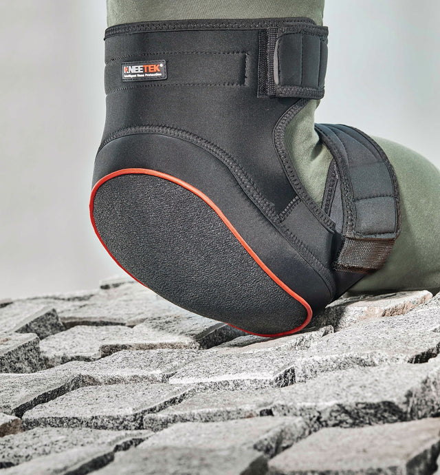 KNEETEK Knieschoner KevSafe DIN/EN14404 universal schwarz – Hitzebeständig bis 1300 °C