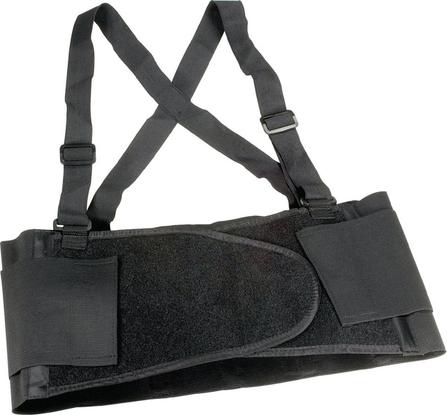Rückenstützgurt SAFEBELT Gr. M, 81-96 cm, schwarz von TECTOR – Stützt Rücken- und Bauchmuskulatur