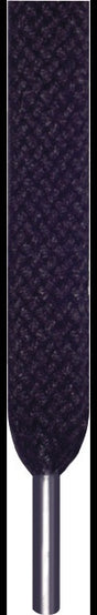 COLLONIL Schnürsenkel schwarz 90 cm Flachsenkel aus Baumwolle – 12 Paar