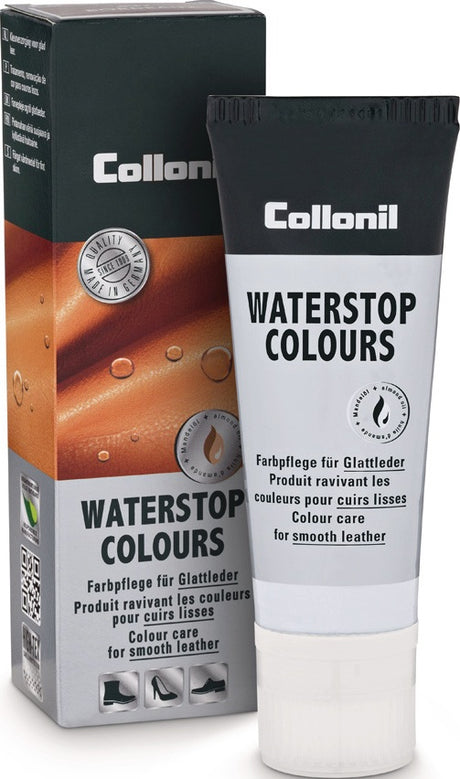 COLLONIL Pflegecreme Waterstop starke Deckkraft schwarz 75 ml – auch für Tex-Materialien