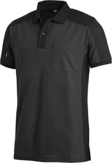 FHB Poloshirt KONRAD Herren Gr. M anthrazit/schwarz – Arbeitspoloshirt mit Stiftfach