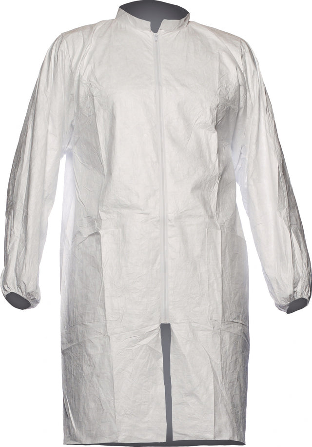 DUPONT Laborkittel Tyvek® 500 PL309 Gr. M – Weiß, Kat. III, Typ 6, EN 14126