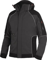 FHB Softshelljacke WALTER royal/schwarz – winddicht, wasserabweisend, atmungsaktiv