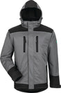 ELYSEE Wintersoftshelljacke Ajax grau/schwarz – wind- und wasserdicht, mit Stepp-Innenfutter