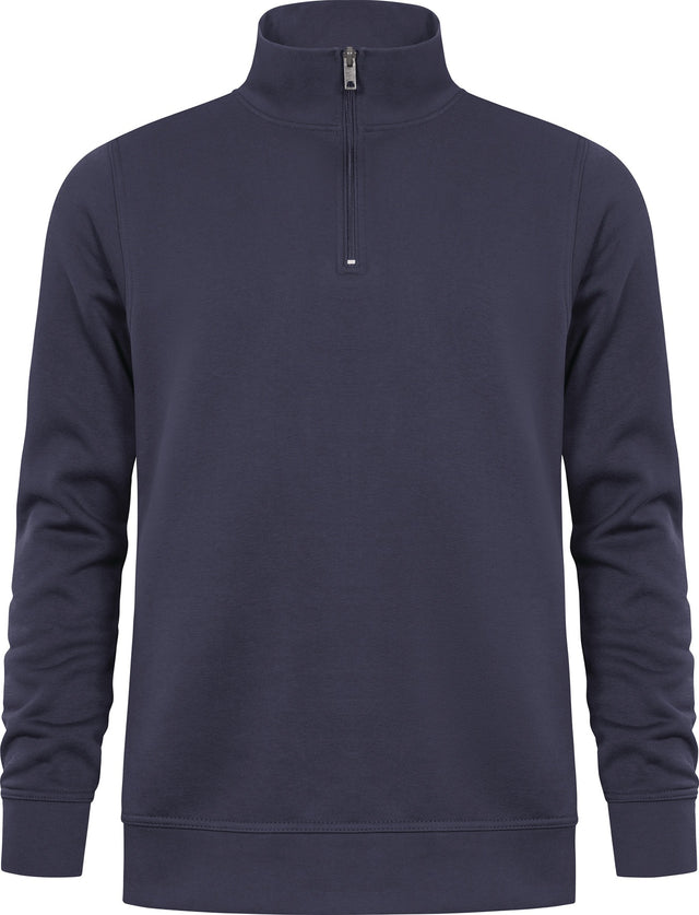 PROMODORO Sweatshirt Troyer Side Pocket Gr. M navy – 325 g/m², OEKO-TEX® Made In Green