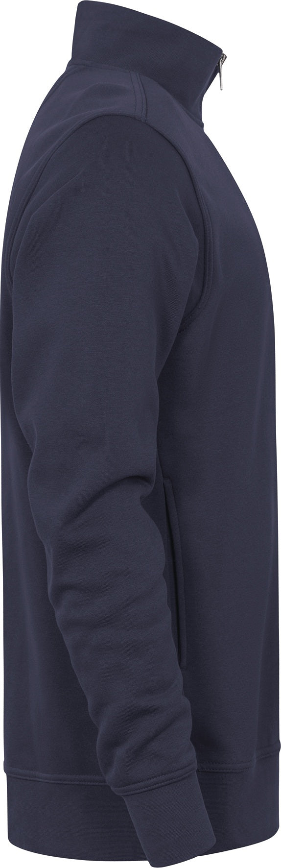 PROMODORO Sweatshirt Troyer Side Pocket Gr. M navy – 325 g/m², OEKO-TEX® Made In Green