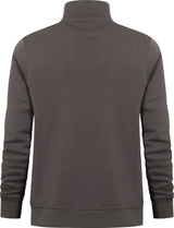 PROMODORO Sweatshirt Troyer Side Pocket charcoal Gr. M – 325 g/m², OEKO-TEX® Made In Green