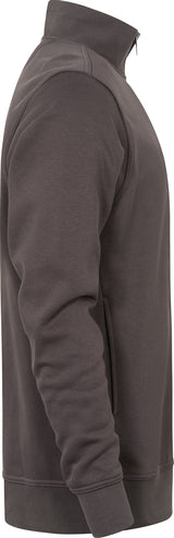 PROMODORO Sweatshirt Troyer Side Pocket charcoal Gr. M – 325 g/m², OEKO-TEX® Made In Green