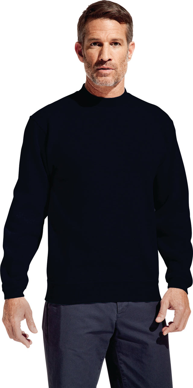 PROMODORO Sweatshirt 80/20 Herren Größe M Schwarz – 280 g/m² Molton-Mischgewebe