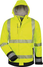 ELYSEE Warnschutz-Softshelljacke Melvin gelb/schwarz – EN ISO 20471 Kl. 3, wasserdicht & atmungsaktiv