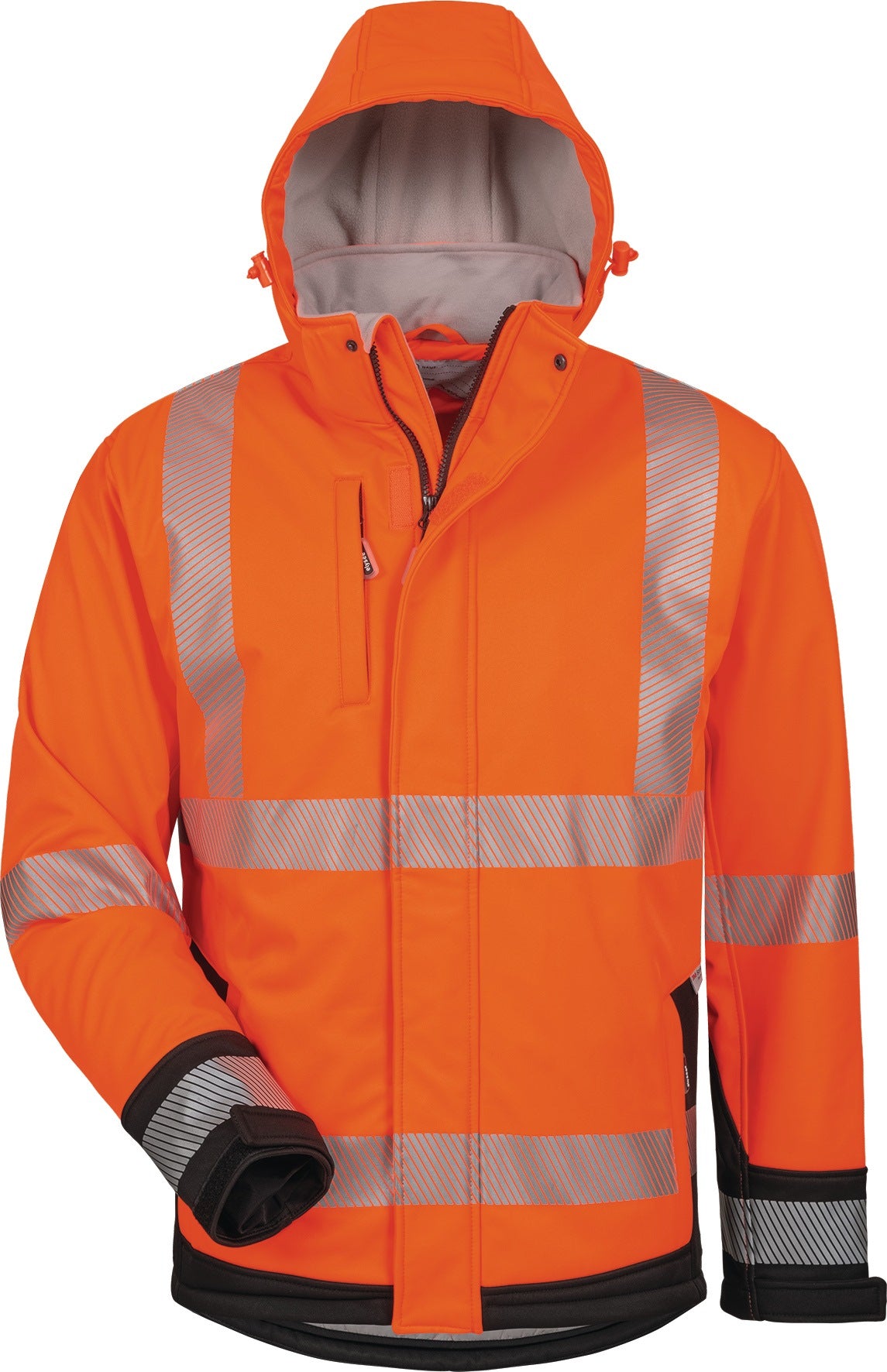 ELYSEE Warnschutz-Softshelljacke Melvin gelb/schwarz – EN ISO 20471 Kl. 3, wasserdicht & atmungsaktiv