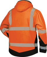 ELYSEE Warnschutz-Softshelljacke Melvin gelb/schwarz – EN ISO 20471 Kl. 3, wasserdicht & atmungsaktiv