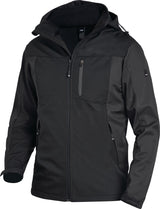 FHB Softshelljacke JANNIK Gr. M anthrazit/schwarz – wasserabweisend, winddicht, atmungsaktiv