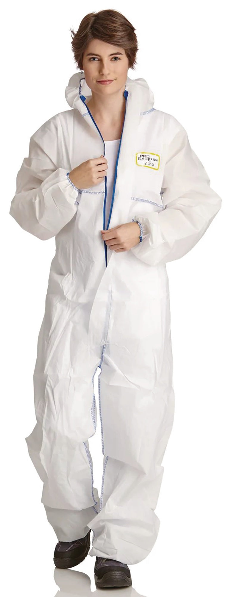 Einwegoverall SMS ProSafe®LIGHT Gr. XL weiß – PSA III Schutzanzug Typ 5+6 von DS SafetyWear