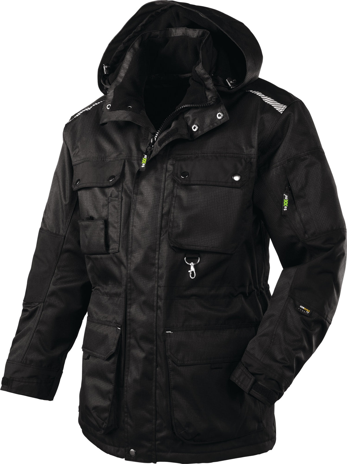 TEXXOR Winterjacke BOSTON Größe S schwarz – Wasserdicht, Atmungsaktiv, EN 343 Kl. 3/3
