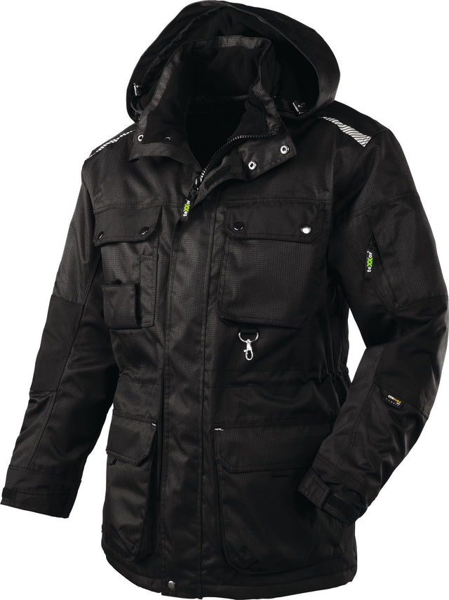 TEXXOR Winterjacke BOSTON Größe S schwarz – Wasserdicht, Atmungsaktiv, EN 343 Kl. 3/3
