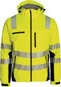 ASATEX PREVENT TRENDLINE Winter-Warnschutzsoftshelljacke gelb-schwarz Gr. M – EN ISO 20471 Kl. 2, wasserdicht, atmungsaktiv