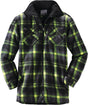 Terrax Workwear Thermohemd schwarz/limette – 100% Polyester, Größe M