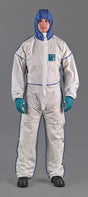 ANSELL Schutzoverall AlphaTec 1800 Comfort Gr.S weiß/blau PSA III – Chemikalienschutz